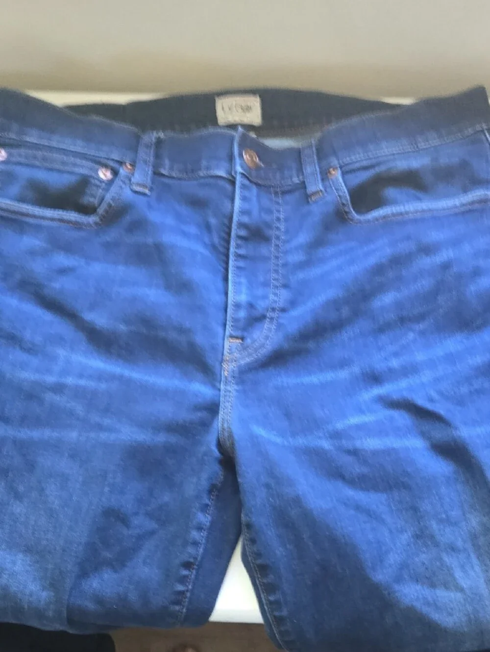 J. Crew Men's Indigo Slim Straight Jeans
